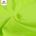 Tissu jersey simple de coton tricoté en polyester vert personnalisé